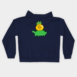 Pineapple Stegosaurus Kids Hoodie